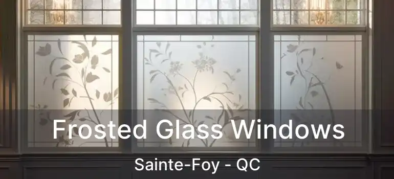  Frosted Glass Windows Sainte-Foy - QC