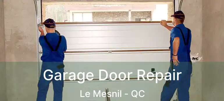  Garage Door Repair Le Mesnil - QC