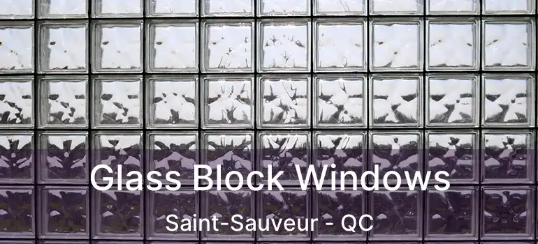  Glass Block Windows Saint-Sauveur - QC