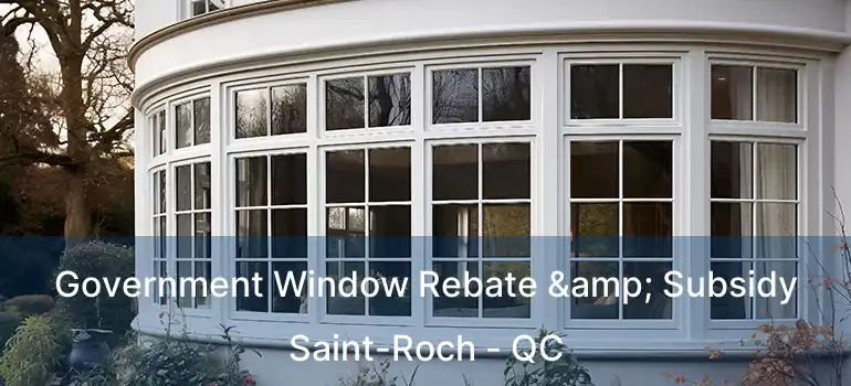  Government Window Rebate & Subsidy Saint-Roch - QC