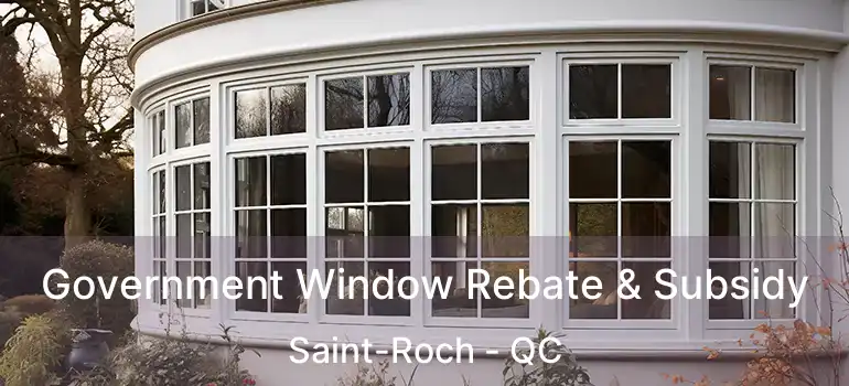  Government Window Rebate & Subsidy Saint-Roch - QC