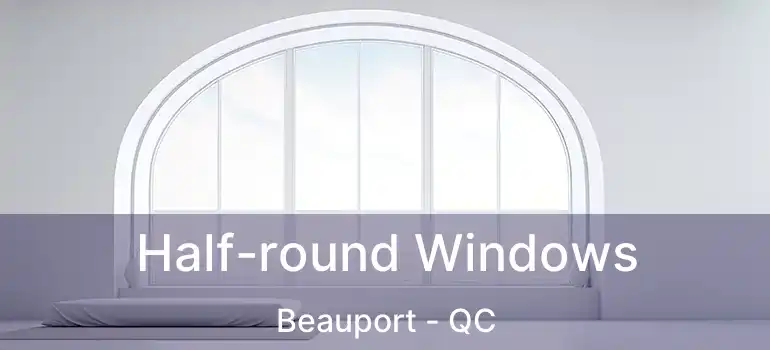  Half-round Windows Beauport - QC