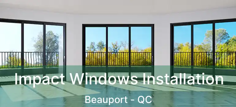  Impact Windows Installation Beauport - QC