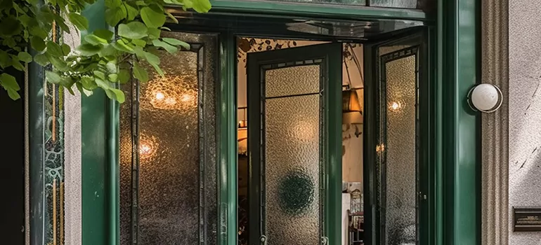 Frosted Pantry Door in Quebec City, Quebec