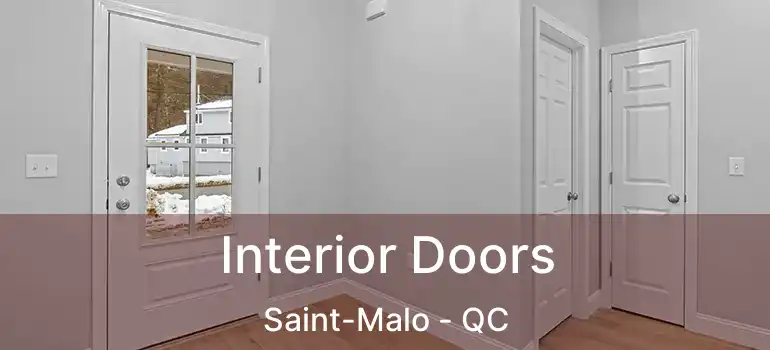  Interior Doors Saint-Malo - QC