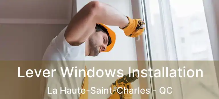  Lever Windows Installation La Haute-Saint-Charles - QC