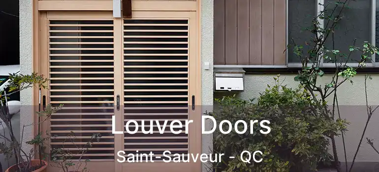  Louver Doors Saint-Sauveur - QC