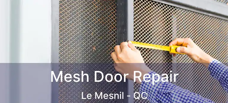  Mesh Door Repair Le Mesnil - QC
