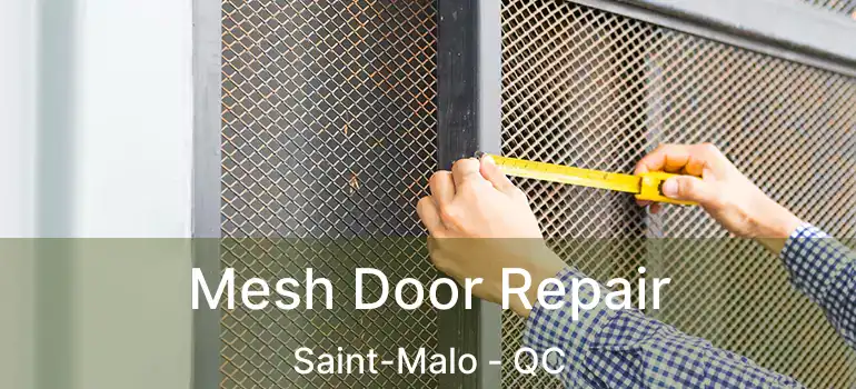  Mesh Door Repair Saint-Malo - QC