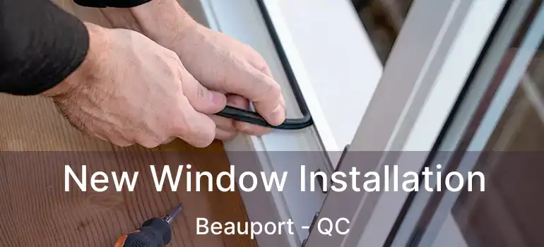  New Window Installation Beauport - QC