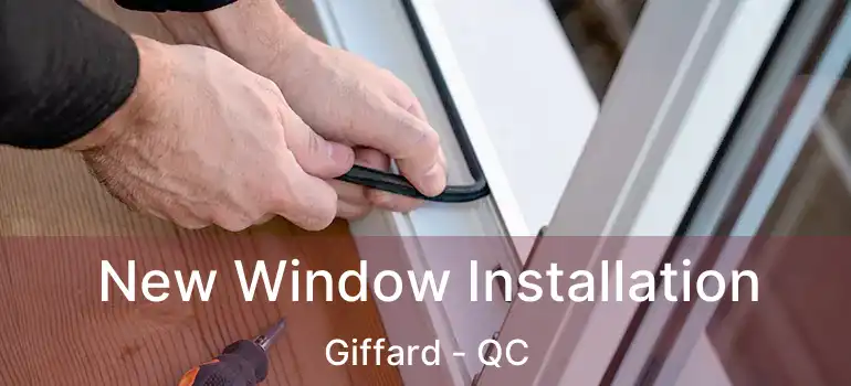  New Window Installation Giffard - QC