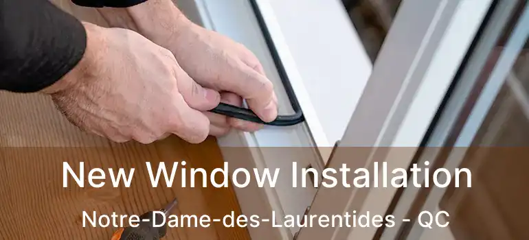  New Window Installation Notre-Dame-des-Laurentides - QC