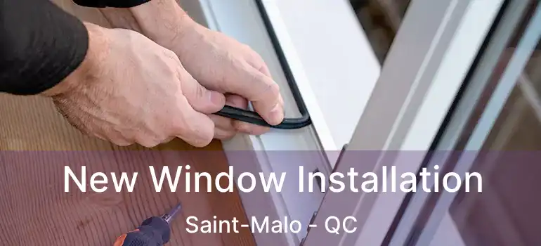  New Window Installation Saint-Malo - QC