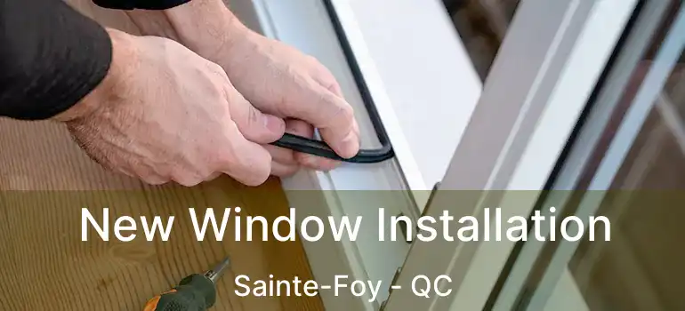  New Window Installation Sainte-Foy - QC