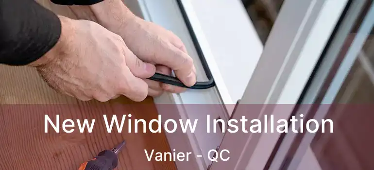  New Window Installation Vanier - QC
