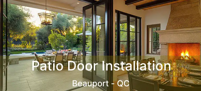  Patio Door Installation Beauport - QC