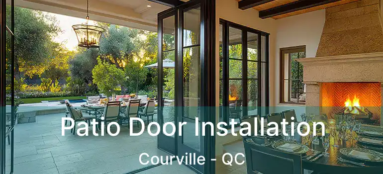  Patio Door Installation Courville - QC