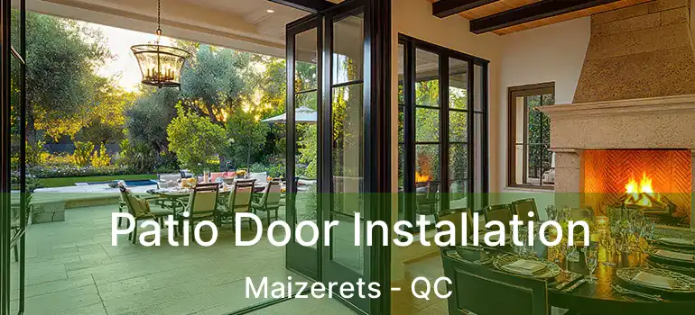  Patio Door Installation Maizerets - QC