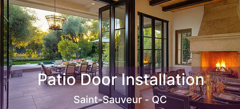 Patio Door Installation Saint-Sauveur - QC