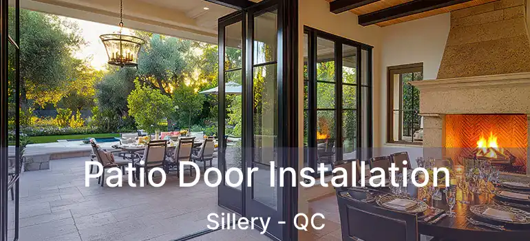  Patio Door Installation Sillery - QC