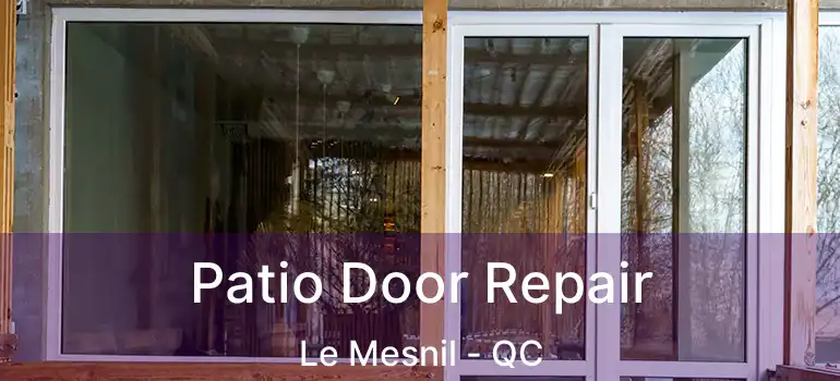  Patio Door Repair Le Mesnil - QC