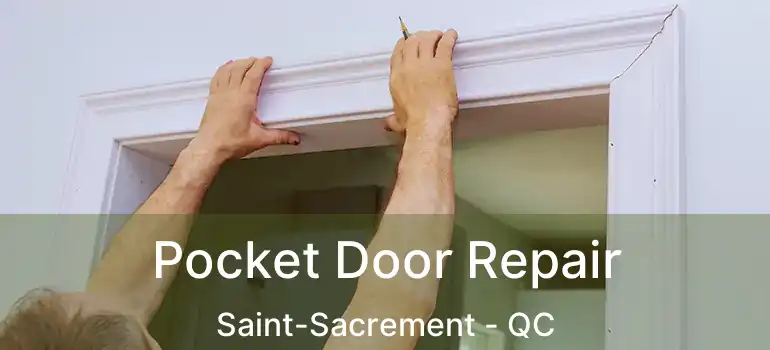  Pocket Door Repair Saint-Sacrement - QC