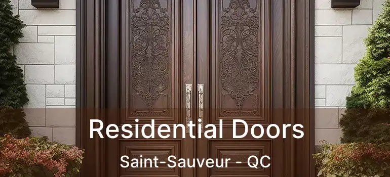 Residential Doors Saint-Sauveur - QC