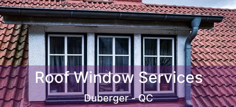  Roof Window Services Duberger - QC