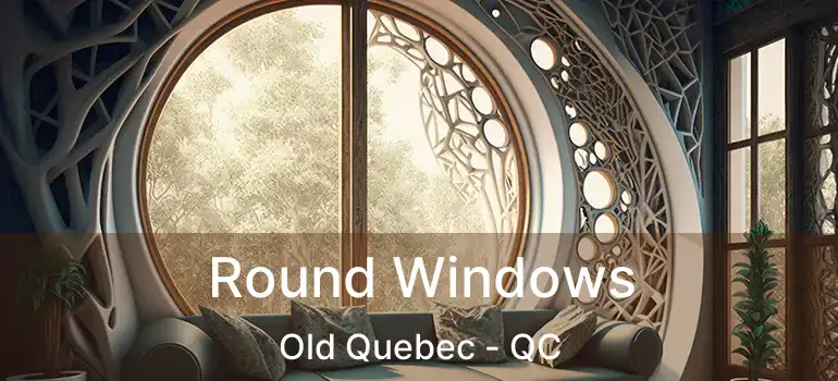  Round Windows Old Quebec - QC
