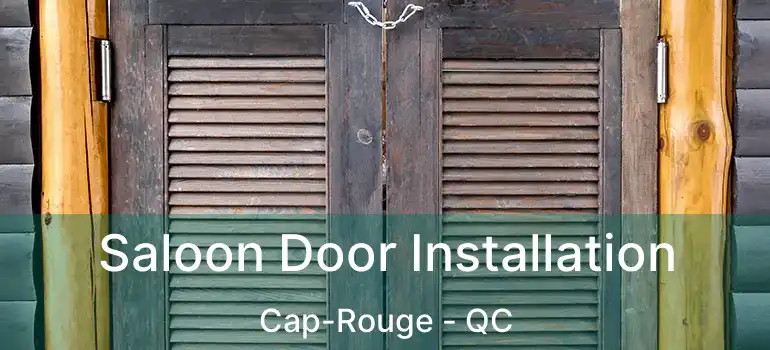  Saloon Door Installation Cap-Rouge - QC
