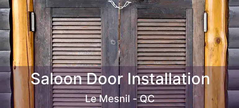  Saloon Door Installation Le Mesnil - QC