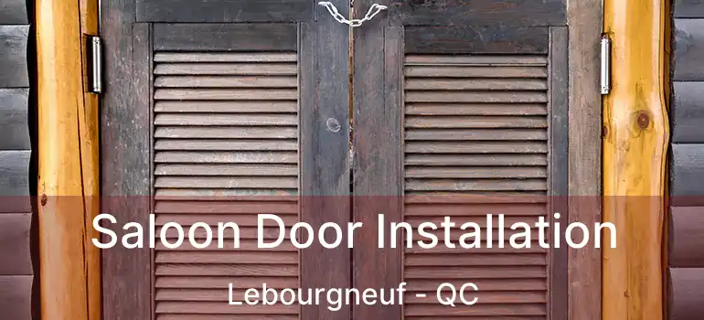  Saloon Door Installation Lebourgneuf - QC