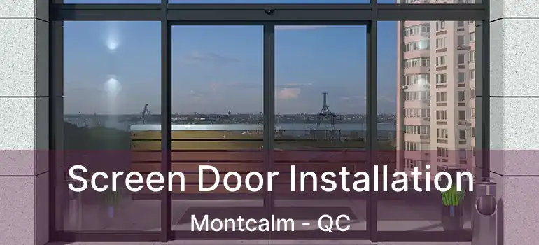  Screen Door Installation Montcalm - QC