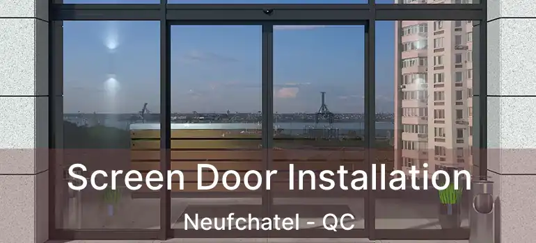  Screen Door Installation Neufchatel - QC