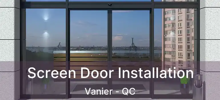  Screen Door Installation Vanier - QC