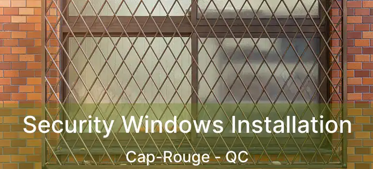  Security Windows Installation Cap-Rouge - QC