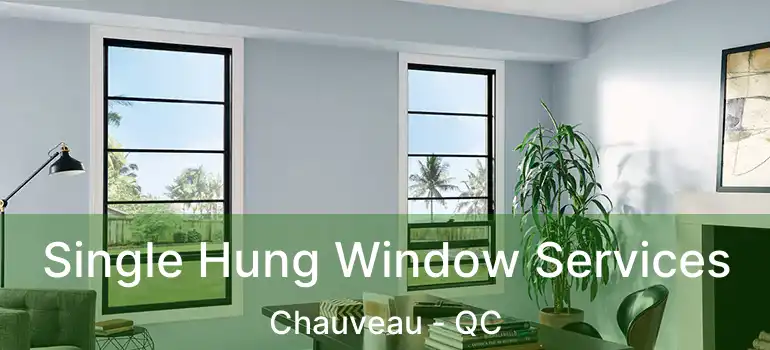  Single Hung Window Services Chauveau - QC