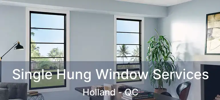  Single Hung Window Services Holland - QC