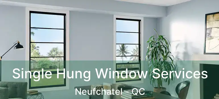  Single Hung Window Services Neufchatel - QC