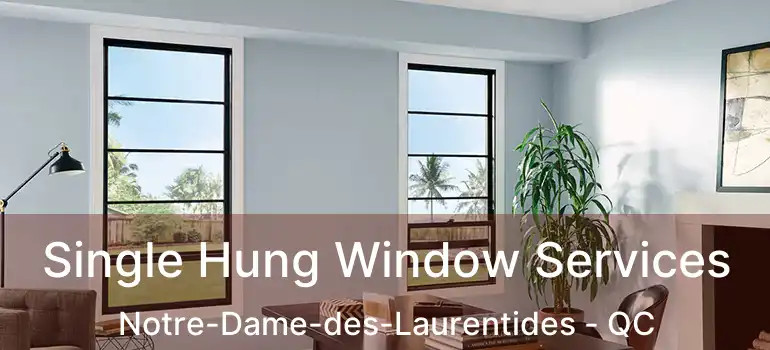 Single Hung Window Services Notre-Dame-des-Laurentides - QC