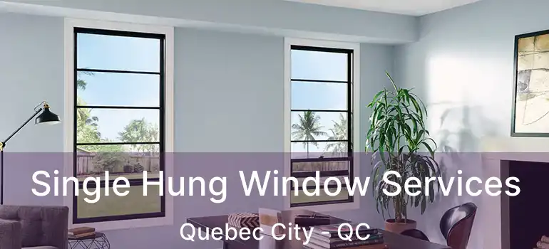  Single Hung Window Services Quebec City - QC