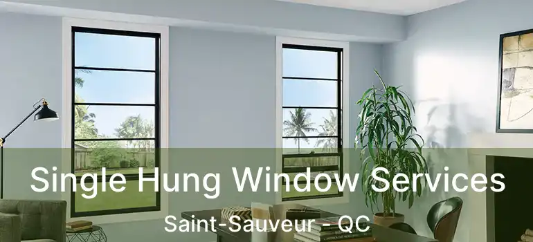  Single Hung Window Services Saint-Sauveur - QC