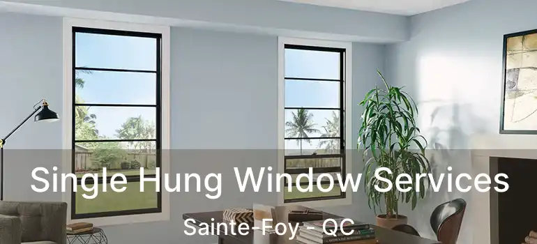  Single Hung Window Services Sainte-Foy - QC