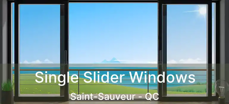  Single Slider Windows Saint-Sauveur - QC
