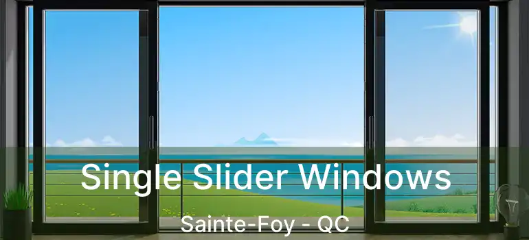  Single Slider Windows Sainte-Foy - QC