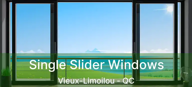  Single Slider Windows Vieux-Limoilou - QC
