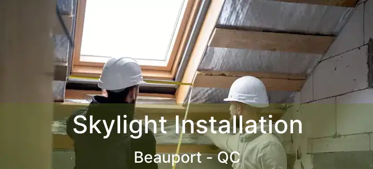  Skylight Installation Beauport - QC