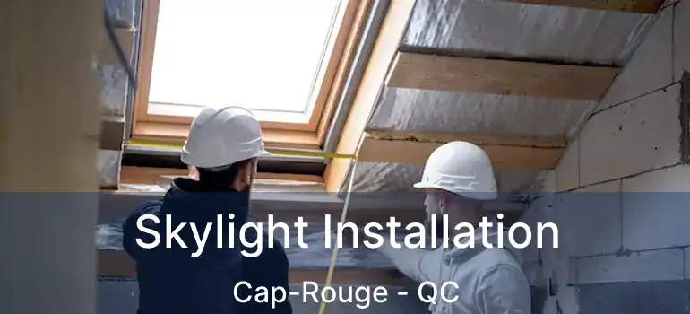  Skylight Installation Cap-Rouge - QC