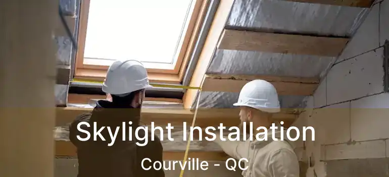  Skylight Installation Courville - QC