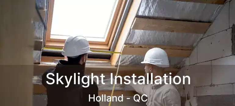  Skylight Installation Holland - QC